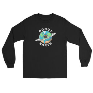 Donut Earth - Men’s Long Sleeve Shirt