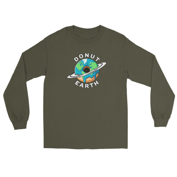 Donut Earth - Men’s Long Sleeve Shirt - Image 4