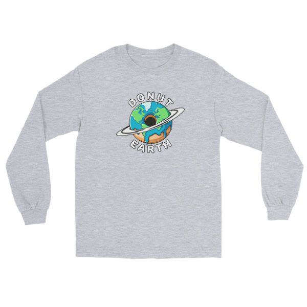 Donut Earth - Men’s Long Sleeve Shirt - Image 6