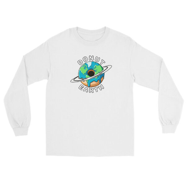 Donut Earth - Men’s Long Sleeve Shirt - Image 7