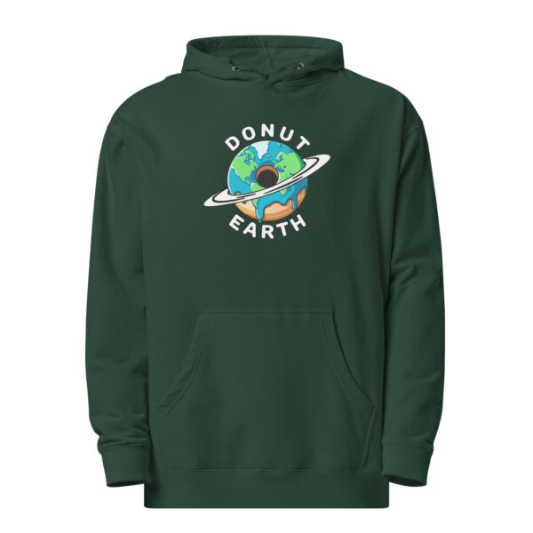 Donut Earth - Unisex midweight hoodie - Image 7