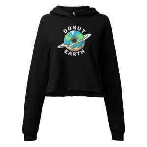 Donut Earth - Crop Hoodie