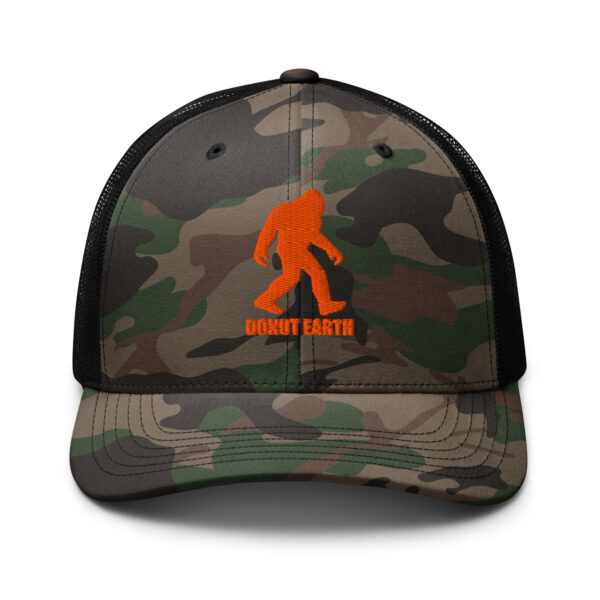 Bigfoot Camo trucker hat