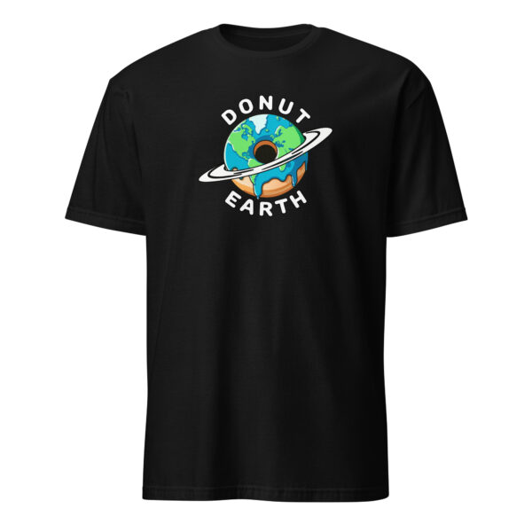 Donut Earth Signature Logo Unisex T-Shirt - Image 5