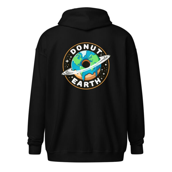 Donut Earth Logo Unisex zip hoodie