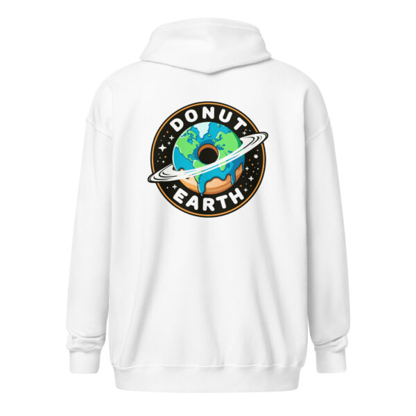 Donut Earth Logo Unisex zip hoodie - Image 15